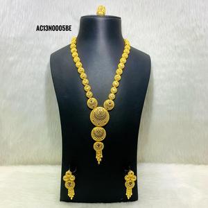 Conjunto de collar de novia para mujer, joyería de moda, diseño de todo tipo, conjunto chapado en oro de un gramo, nuevo diseño - Product Image 1