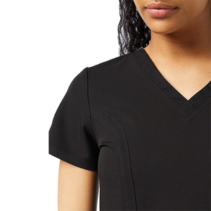 <b>Nursing</b> Scrubs Set for Women Stretch Scrubs V-Neck Top and Pants Hospital Scrub Suit - Product Image 4