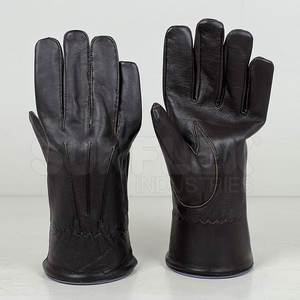 Gants d'hiver en cuir pour adultes, longueur poignet, avec logo personnalisé, haute qualité, détection d'aiguilles, nouveau style, unis, tendance, pour usage décontracté - Product Image 2