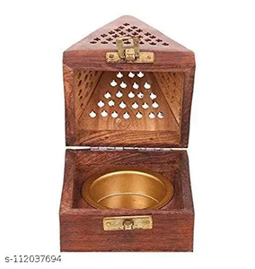 Quemador Bakhoor árabe de madera de lujo Ramadán acento para el hogar quemador Oud de madera árabe Ramadán decoración del hogar Bakhoor de madera árabe - Product Image 4