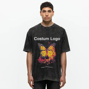 T-SHIRT oversize gris délavé à l'acide - Product Image 4