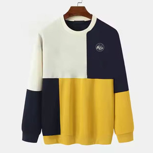 Top Selling Men's <b>Sweatshirts</b> High Quality Durable Polyester/Cotton Lightweight Breathable Solid Pattern Stand Autumn Pullover - Product Image 1