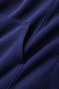 Conjunto Deportivo Unisex Azul Marino, Manga Larga con Cierre, Estilo Casual para Correr, Color Sólido, Transpirable, Poliéster y Algodón, Ropa de Invierno de Secado Rápido 2 - Product Image 6