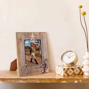 Sculpture Design Cadre photo en bois d'acacia Affichage de photos pour affichage de table Montage mural Cadre photo en bois massif Pack - Product Image 3