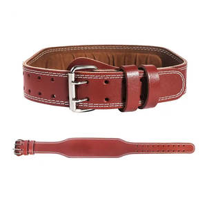 Ceinture d'entraînement de musculation à boucle à levier en cuir 100% personnalisée OEM, ceinture à levier pour le soutien du dos et de la taille - Product Image 1