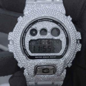 Exquisito Reloj de Diamantes para Hombre, Reloj de Lujo con Incrustaciones de Moissanita, Accesorio de Moda de Acero Inoxidable de Alta Calidad - Product Image 1