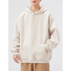 Nouveau sweat à capuche en molleton de coton personnalisé lourd surdimensionné de haute qualité fabricant de sweat à capuche blanc recadrée Boxy à capuche hommes à vendre - Product Image 1