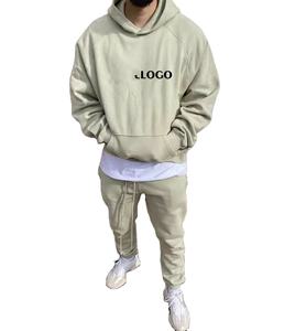 Ensemble sweat-shirt et pantalon de survêtement pour homme, décontracté, thermique, automne, personnalisé, de haute qualité, streetwear, respirant, grande taille, 100% coton, Pakistan - Product Image 6