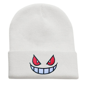 Anime Cartoon Brodé Bonnet Tricoté pour Automne Hiver Bonnets Chauds pour Noël Halloween Pâques Saint Valentin - Product Image 2