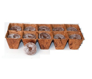 Vente en gros de granulés de noix de coco mousse disque naturel granulés de coco bouchons de démarrage de graines granulés de coco granulés de tourbe pour plantes en croissance - Product Image 3