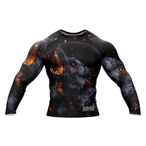Rashguard hecho a medida alta calidad BJJ MMA hombres Rashguard - Product Image 1