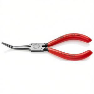 คีมปากแบนยี่ห้อ Knipex สีดำ หัวเคลือบอะทราเมนต์ ด้ามจับขัดเงาเคลือบพลาสติก - Product Image 2