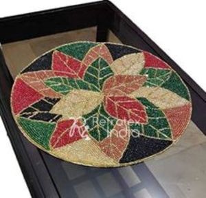 Manteles individuales con cuentas de calidad, manteles individuales de mesa con cuentas de refractómetro, a bajo precio, proveedor y fabricación a granel de la India, hechos en la India - Product Image 4