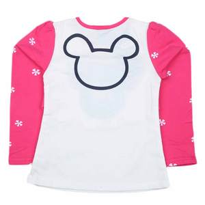Camiseta de manga larga para niñas, 2 piezas - Rosa oscuro - Product Image 3