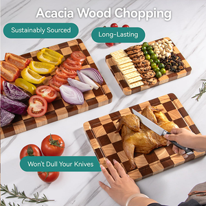 Tablas <span class=keywords><strong>de</strong></span> <span class=keywords><strong>Cortar</strong></span> <span class=keywords><strong>de</strong></span> Madera <span class=keywords><strong>de</strong></span> Acacia al por Mayor, Tablas <span class=keywords><strong>de</strong></span> <span class=keywords><strong>Cortar</strong></span> Grandes <span class=keywords><strong>de</strong></span> Madera Maciza para Carne, Queso, Frutas y Verduras - Product Image 4