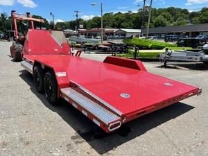 รถพ่วงบรรทุกสินค้าแบบสปอร์ต ขนาด 83x20 นิ้ว รับน้ำหนัก 10,000 กิโลกรัม สำหรับขนส่งอุปกรณ์และยานพาหนะ แบบเพลาคู่ แข็งแรงทนทาน - Product Image 4