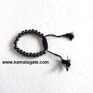 Bracelet de perles de cristal de quartz vert fait à la main de 8mm chaîne de coton réglable motif de guérison de chakra élégant pierre semi-précieuse - Product Image 6