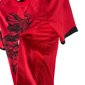 Transfert de chaleur personnalisé imprimé en gros maillot de football unisexe tissu extensible anti-transpiration haute qualité 100% polyester - Product Image 4