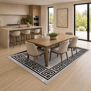Tapis RUGS DEPOT LXDP-0359, vente en gros, multicolores, neutres, vintage, patchwork, imprimés numériquement, lavables en machine, en chenille, antidérapants - Product Image 4