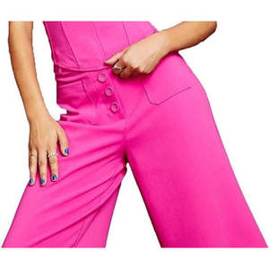 Body corto stile corsetto da donna Royalty by Maluma, colore rosa, taglia 6 - Product Image 3