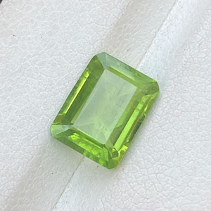 Piedra preciosa suelta de 3,26 quilates de grado AAA certificada Super increíble peridoto Natural Octágono corte esmeralda buena calidad de brillo de Color - Product Image 1