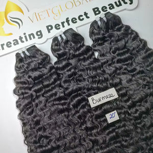 Les extensions de cheveux humains bouclés vietnamiens et birmans préférés de Vietglobal Hair Trame de cheveux cambodgiens - Product Image 1