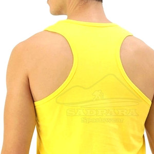 Débardeur d'été décontracté 100% coton personnalisable OEM pour hommes vêtements de sport tricotés respirants pour musculation grande taille - Product Image 5