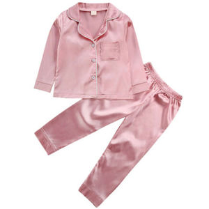 Conjunto de pijama de satén de 2 piezas para mujer, ropa de dormir de alta calidad - Product Image 1