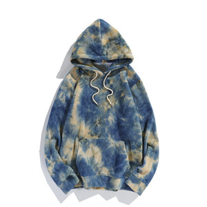 Sudadera con Capucha de Invierno, Casual, Holgada, para Hombre y Mujer, de Alta Calidad, con Logotipo Personalizado, Impresión Digital, Tie-dye, de Algodón y Felpa - Product Image 3