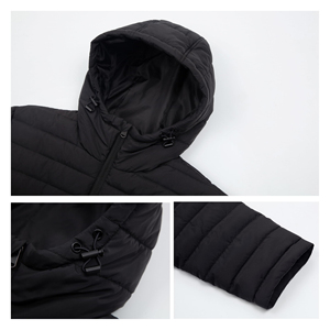 Men's Weather Resistant Jacket Waterproof Windproof and Insulated with Breathable <b>Fabric</b> for Outdoor Comfort in Cold Condition - Product Image 4