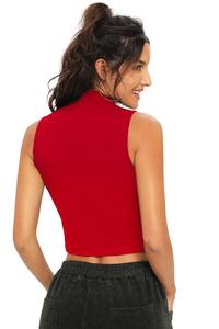 Indian Boutique Exclusive Best Red <b>Top</b> <b>for</b> <b>Women</b> Premium Export Quality Comfortable Polyester Knitting Latest Formal Designed - Product Image 4