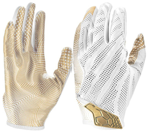 Nouveauté 2024, gants de football américain professionnels personnalisés, respirants, à doigts entiers, antidérapants, en cuir personnalisé - Product Image 4