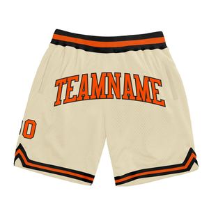 Industrie Direct Engro Sportswear Short de basket-ball personnalisé Orange-Noir Authentique Short de basket-ball - Product Image 1
