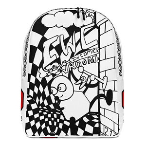 IW Comics # Zaino Minimalista da Viaggio 13 Pollici con Fodera in Poliestere e Design Cartoon - Product Image 1