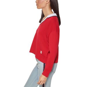 Cardigan in maglia da donna Tommy Hilfiger Johnny Collar, stile preppy, con bottoni, traspirante, per l'autunno, taglia L - Product Image 3