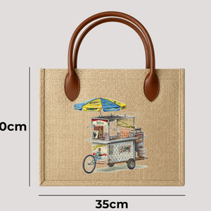 กระเป๋าผ้าแคนวาส Truong Gia ขนาด 35x30 ซม. ปิดด้วยซิป กระเป๋าช้อปปิ้ง ผลิตในเวียดนาม - Product Image 4