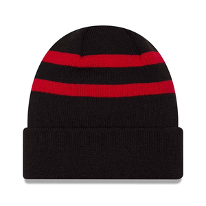Gorro de lana personalizado con logotipo bordado OEM, superventas, tejido sencillo diario, Unisex, gorro de punto de invierno con puños, uso diario alto - Product Image 3