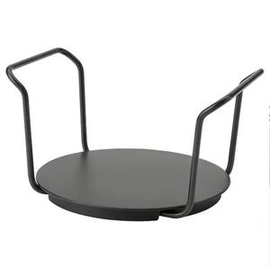 Support de plaque en métal noir personnalisable Support à gâteau grandes tailles pour fêtes d'anniversaire 31 cm - Product Image 1