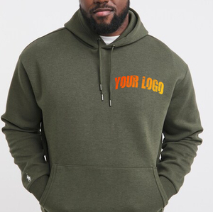 Luxe Hip Hop sweats hommes blanc 100% coton pull hommes coupe ample à capuche Streetwear surdimensionné poids lourd à capuche à capuche - Product Image 2