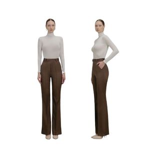 กางเกงผู้หญิงกางเกงขาสูง - Product Image 1