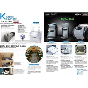 Nouvelle machine commerciale motorisée et écologique ASM 865 pour la production constante de feuilles de riz à sushi – Idéale pour les hôtels - Product Image 2