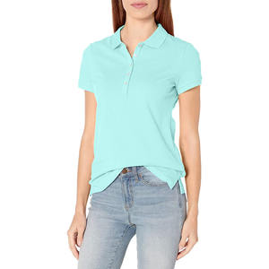 La última camisa de polo de longitud corta para mujer, tejido de algodón cómodo, diseño sublimado personalizado, el mejor precio de fabricación - Product Image 3