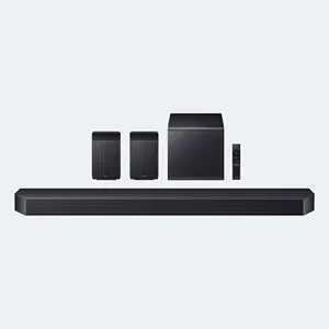 Original new Q-Series Soundbar HW-Q990F 11.1.4 ch w/ Subwoofer and Rear <b>Speaker</b> - Graphite Black - Product Image 3
