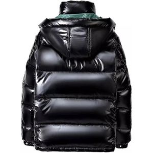 Nouvelle veste bomber matelassée d'hiver pour homme, mode streetwear, haute qualité, imperméable, respirante, col montant en denim, poches - Product Image 2