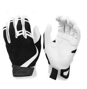 Guantes de bateo de béisbol de tela cómodos profesionales personalizados al por mayor, guantes de béisbol de cuero profesionales personalizados OEM - Product Image 4