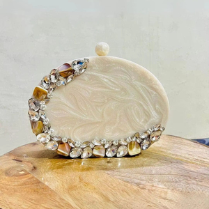 Stylish Resin Clutch for Women Party Evening Wedding Use Handmade Resin Box Bag Wholesale Suppliers - Product Image 1