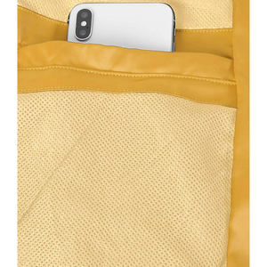 Blouson aviateur boutonné en toile inspiré du satin imperméable respirant avec motif de lettres pour hommes vente en gros personnalisé - Product Image 6