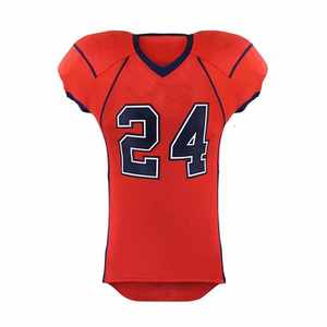 Maillot de football américain de sport cousu de haute qualité respirant à bas prix vêtements de sport maillot de football américain léger - Product Image 1