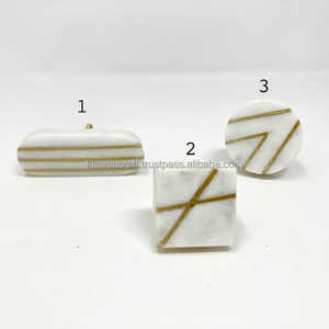 Tiradores de perilla de mármol antiguo, armarios de muebles simples y estándar para uso en cocina y dormitorio a la venta - Product Image 2