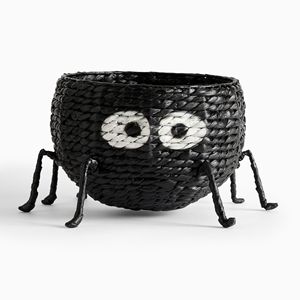 Cesta de caramelo de murciélago tejida rústica Decoración de Halloween Decoraciones de Halloween grandes para vacaciones de Halloween - Product Image 4